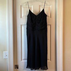Black Silk Cocktail Dress